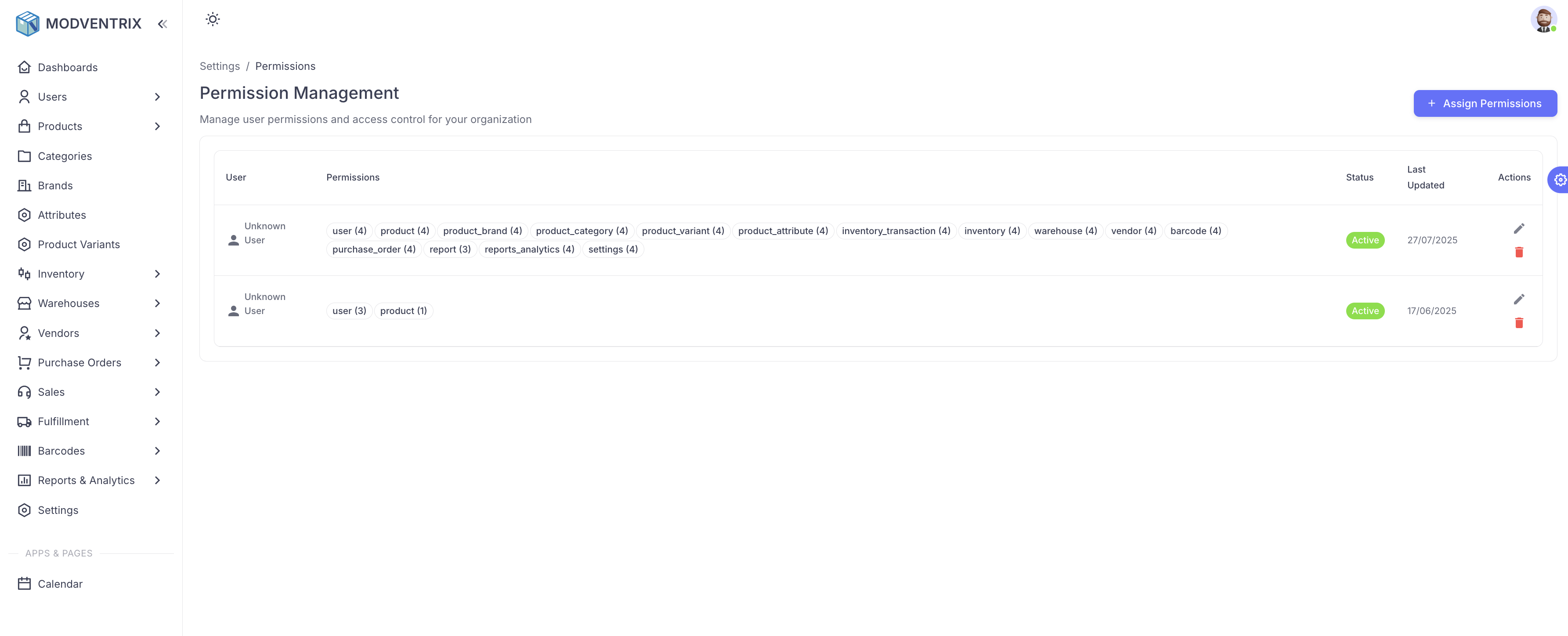 Security and authentication features