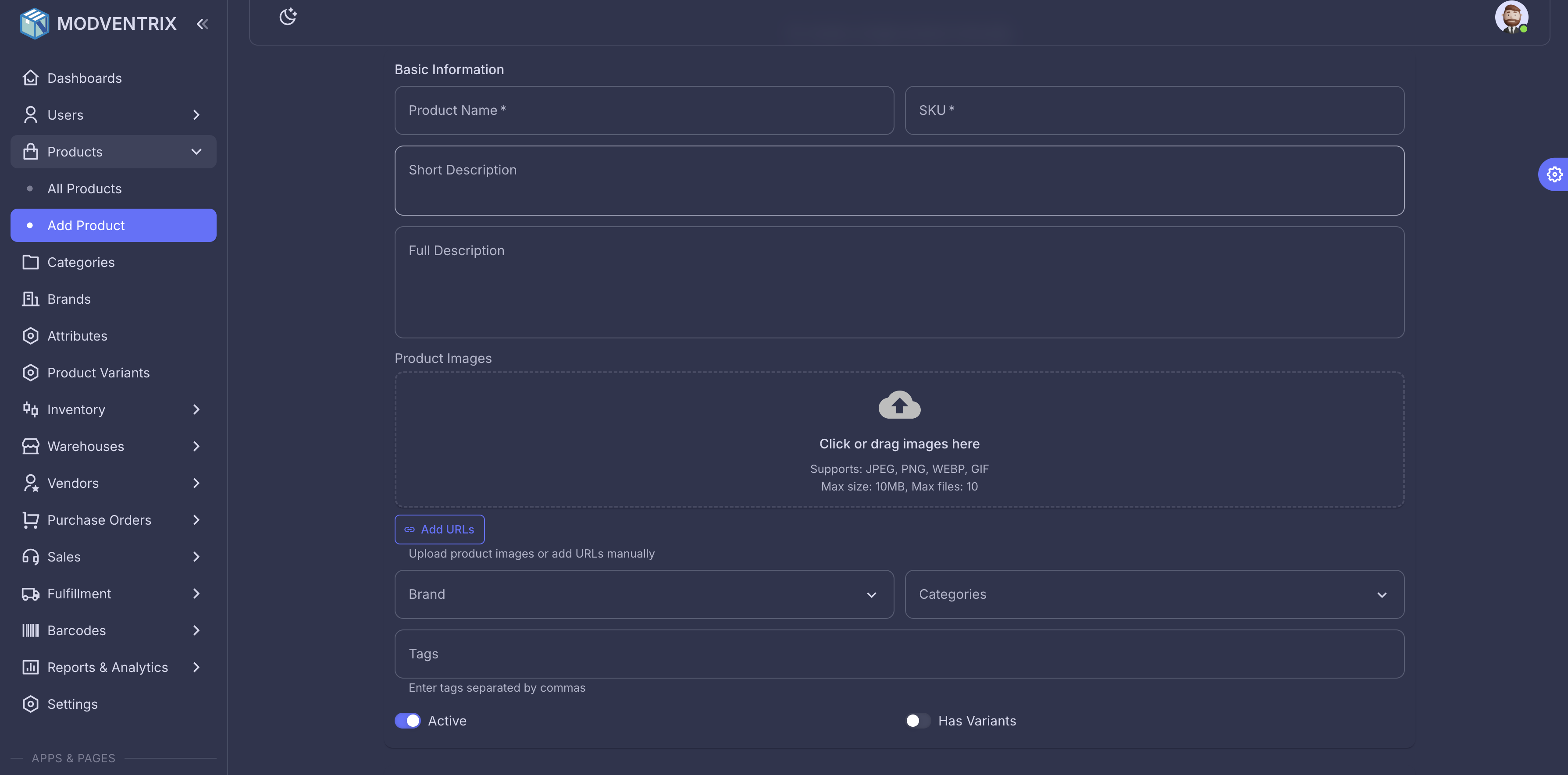Step 2: Add Products & Users